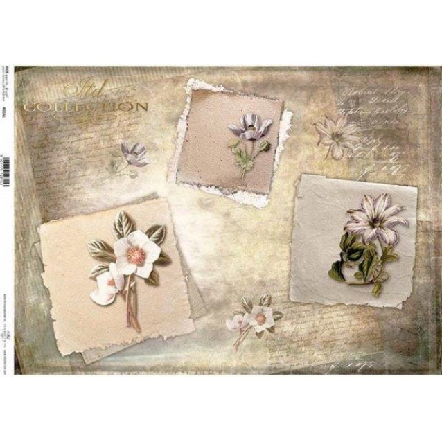 Itd. Collection Ριζόχαρτο Decoupage A3 (42x29,7cm) Flowers