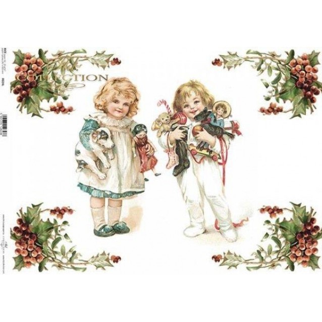 Itd. Collection Ριζόχαρτο Decoupage A3 (42x29,7cm) Christmas - Children