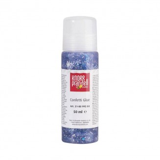 Knorr Prandell 50ml Κόλλα Glitter Νυφάδες Μπλε