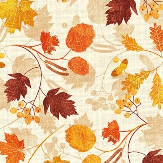 Ambiente 20 Χαρτοπετσέτες 33x33cm 3φύλλες Autumn Grace FSC