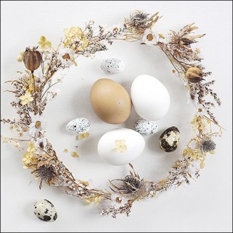 Ambiente 20 Χαρτοπετσέτες 33x33cm 3φύλλες Eggs FSC