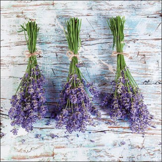 Ambiente 20 Χαρτοπετσέτες 33x33cm 3φύλλες Lavender Bouquets FSC