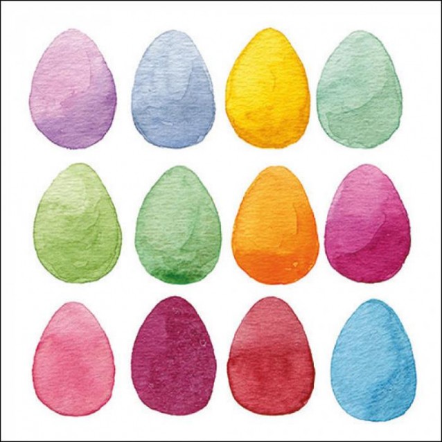 Ambiente 20 Χαρτοπετσέτες 33x33cm 3φύλλες Easter Eggs FSC