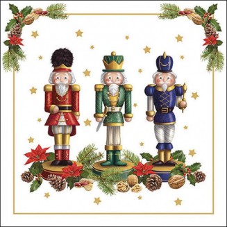 Ambiente 20 Χαρτοπετσέτες 33x33cm 3φύλλες Bearded Nutcracker FSC