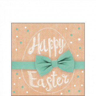 Ambiente 20 Χαρτοπετσέτες 25x25cm 3φύλλες Happy Easter Green FSC