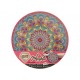 Diamond Painting Mandala Fuschia σε Στρογγυλό Τελάρο 30cm