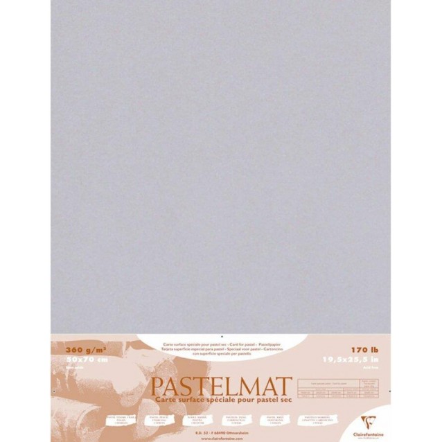 Clairefontaine Χαρτί Pastelmat 50x70cm 360gr Dark Grey