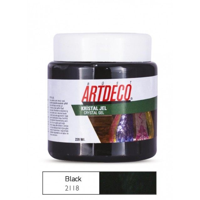 Artdeco 220ml Crystal Gel Black 2118