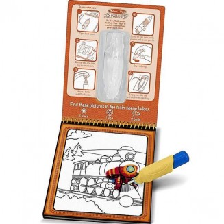 Melissa & Doug Βιβλίο Ζωγραφικής με Νερόχρωμα Οχήματα