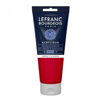 Lefranc & Bourgeois 200ml Fine Acrylic 328  Alizarine Carmine Serie 2