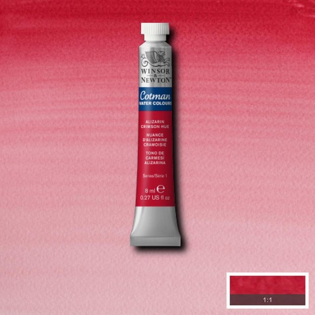 Winsor & Newton 8ml Σωληνάριο Ακουαρέλας Cotman 003 Alizarin Crimson Series 1