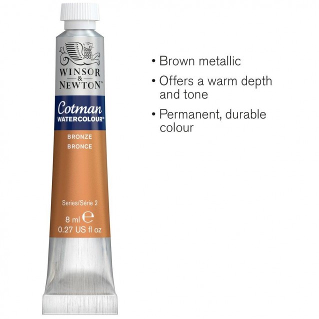 Winsor & Newton 8ml Σωληνάριο Ακουαρέλας Cotman 058 Bronze Series 2