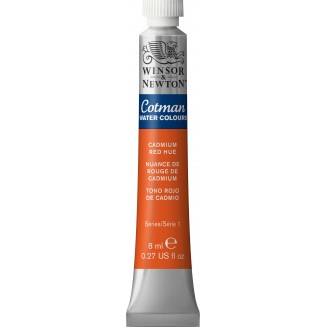 Winsor & Newton 8ml Σωληνάριο Ακουαρέλας Cotman 095 Cadmium Red Hue Series 1