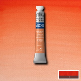 Winsor & Newton 8ml Σωληνάριο Ακουαρέλας Cotman 103 Cadmium Red Pale Hue Series 1