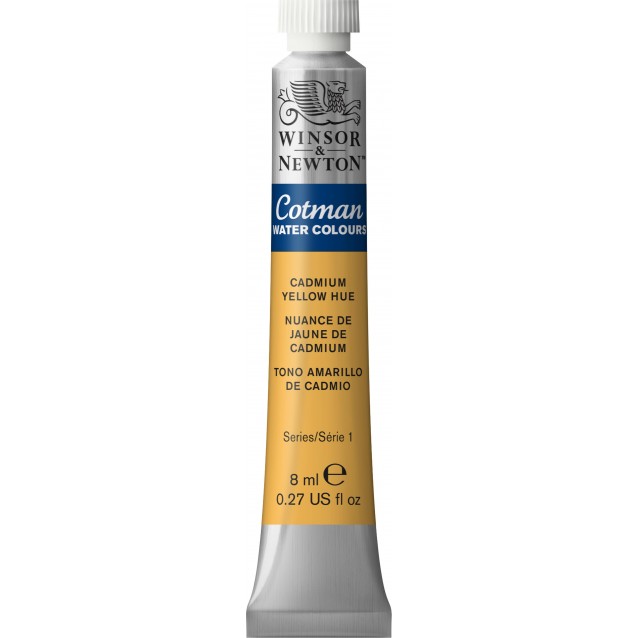 Winsor & Newton 8ml Σωληνάριο Ακουαρέλας Cotman 109 Cadmium Yellow Hue Series 1