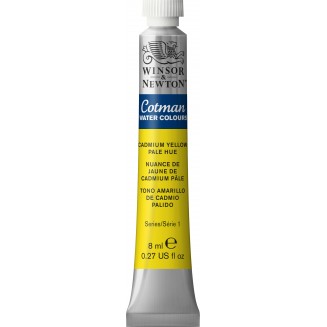 Winsor & Newton 8ml Σωληνάριο Ακουαρέλας Cotman 119 Cadmium Yellow Pale Hue Series 1