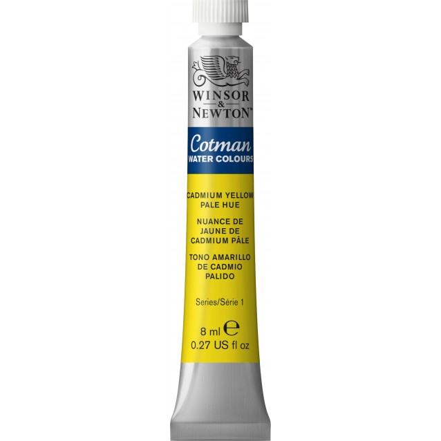 Winsor & Newton 8ml Σωληνάριο Ακουαρέλας Cotman 119 Cadmium Yellow Pale Hue Series 1