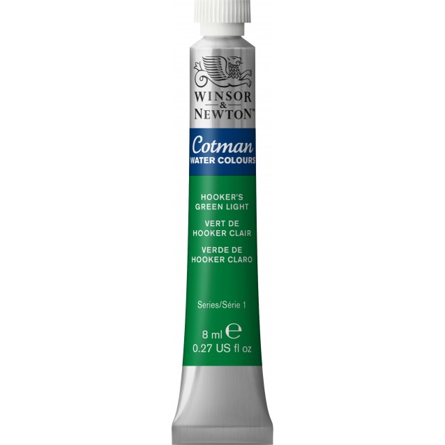 Winsor & Newton 8ml Σωληνάριο Ακουαρέλας Cotman 314 Hookers Green Light Series 1