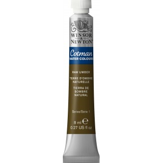 Winsor & Newton 8ml Σωληνάριο Ακουαρέλας Cotman 554 Raw Umber Series 1