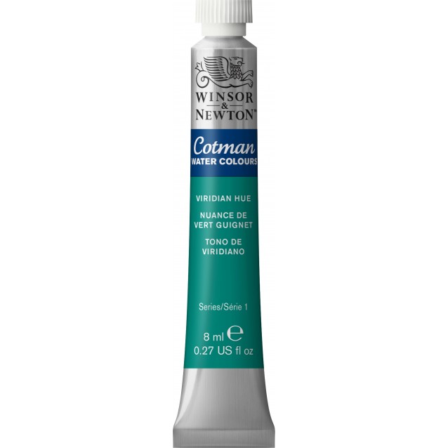 Winsor & Newton 8ml Σωληνάριο Ακουαρέλας Cotman 696 Viridian Hue Series 1