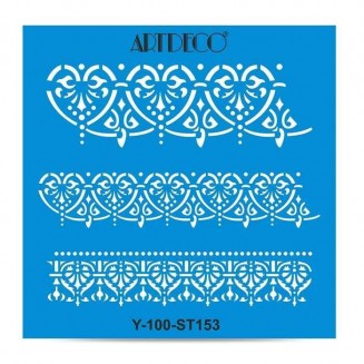 Artdeco Stencil 30x30cm Authentique Bordur 153