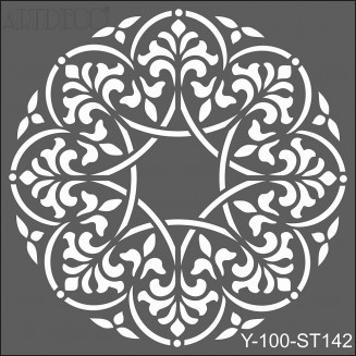 Artdeco Stencil 30x30cm Damask Pattern-3 142