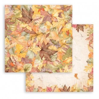 Stamperia Χαρτί Scrapbooking 30,5X30,5cm Διπλής Όψης Woodland Leaves