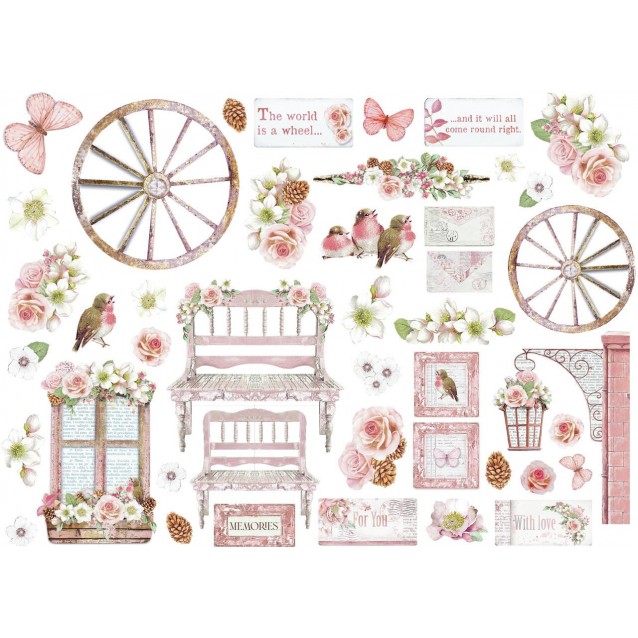 Stamperia Διακοσμητικά Scrapbooking Roseland