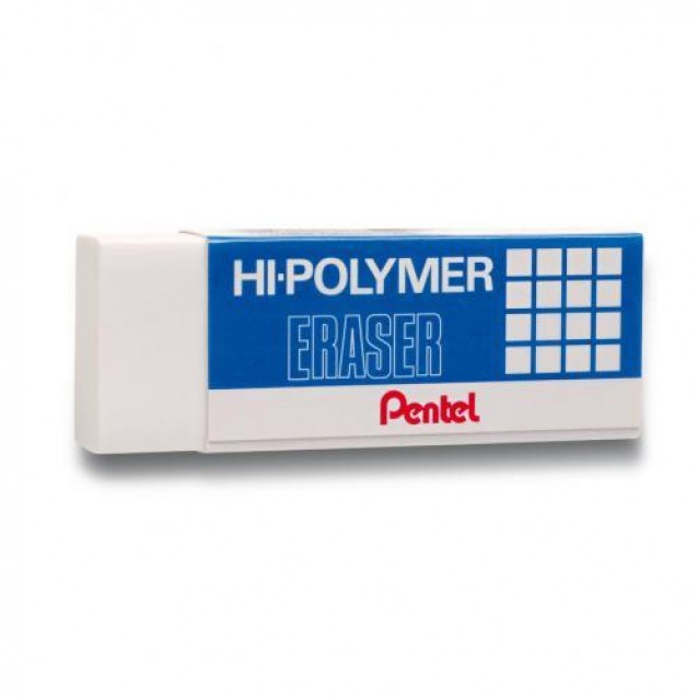 Pentel Γόμα Hi-Polymer Μεγάλη 65x23mm ZEH10