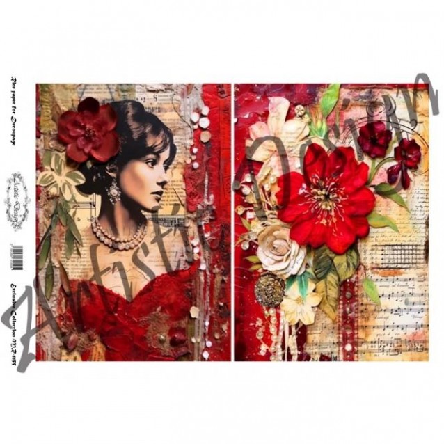 Artistic Design Ριζόχαρτο Decoupage 30x40cm MR-1155