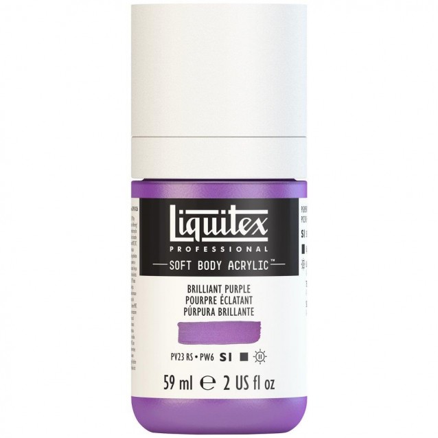 Liquitex Professional 59ml Soft Body Acrylic 590 Brilliant Purple Series 1