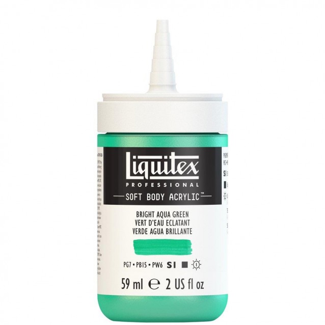 Liquitex Professional 59ml Soft Body Acrylic 660 Bright Aqua Green Series 1