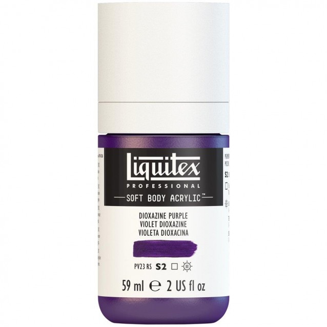 Liquitex Professional 59ml Soft Body Acrylic 186 Dioxazine Purple Series 2