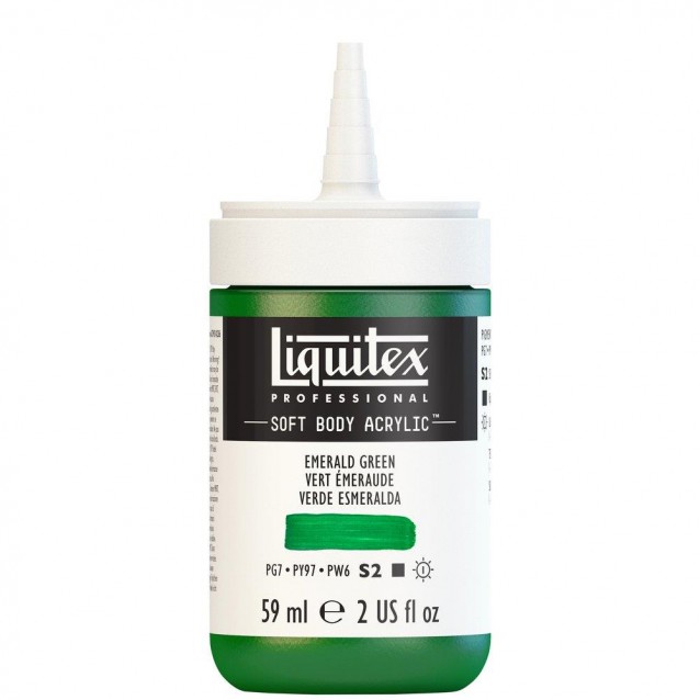 Liquitex Professional 59ml Soft Body Acrylic 450 Emerald Green Series 2