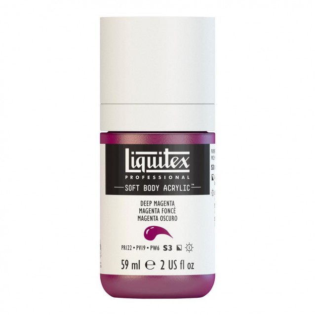 Liquitex Professional 59ml Soft Body Acrylic 300 Deep Magenta Series 3