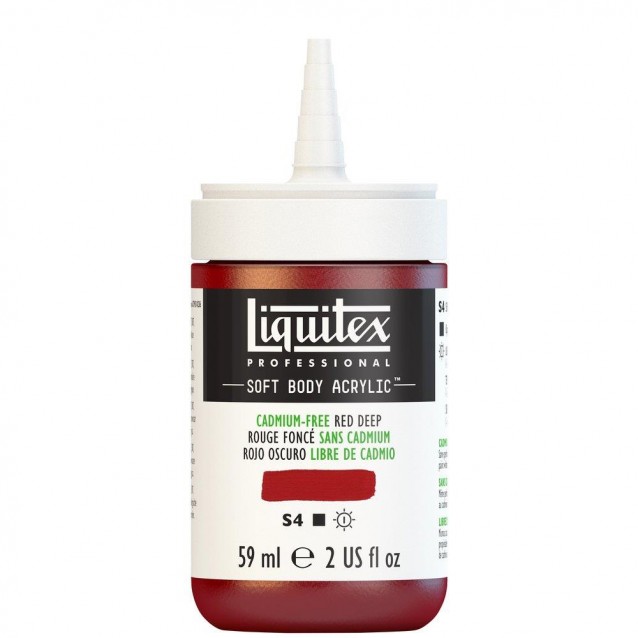 Liquitex Professional 59ml Soft Body Acrylic 895 Cadmium Free Red Deep Series 4