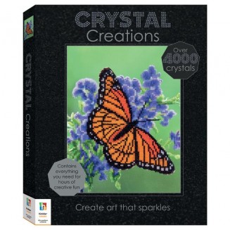 Ζωγραφική με Διαμάντια Crystal Creations Φωτεινή Πεταλούδα