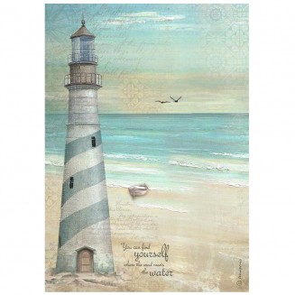 Stamperia Ριζόχαρτο Decoupage A4 (21x29,7cm) Lighthouse