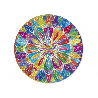 Στρογγυλό Παζλ Mandala Φ68cm 1000 Κομμάτια