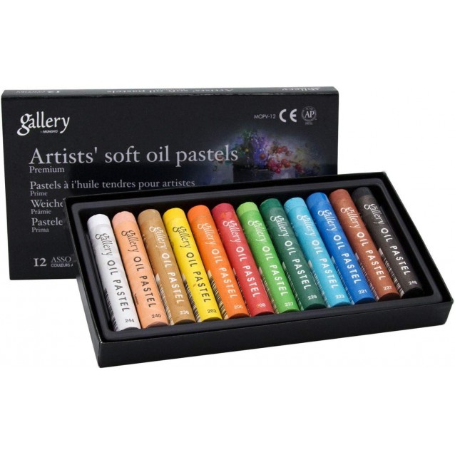 Mungyo Gallery 12 Artists Oil Pastels 70x11mm