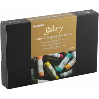 Mungyo Gallery 15 Χειροποίητα Soft Pastels 50x14mm