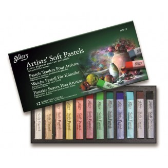 Mungyo Gallery 12 Artists Soft Pastels Carres 70x10mm