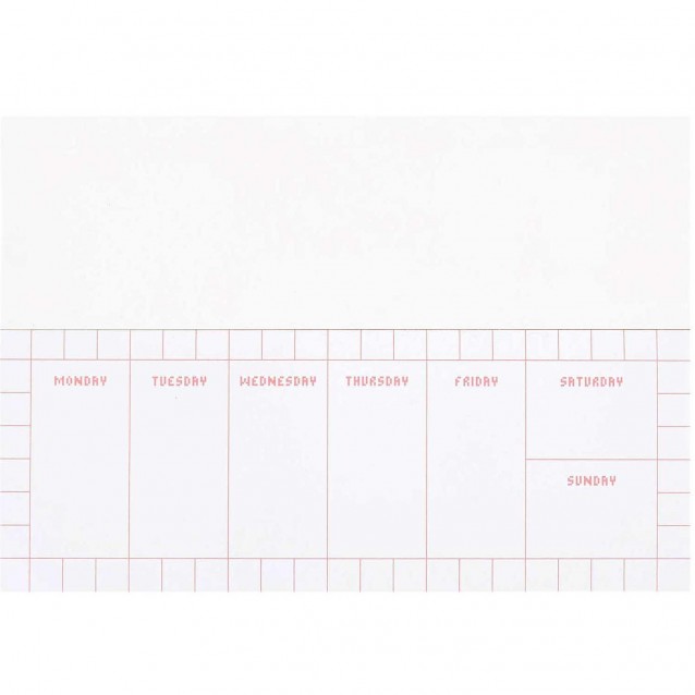 Rico Design Weekly Planner 21x8 cm Pixel