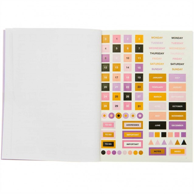 Rico Design Bullet Diary 82Φ 16x21cm Acid Leo-Soft Cover FSC