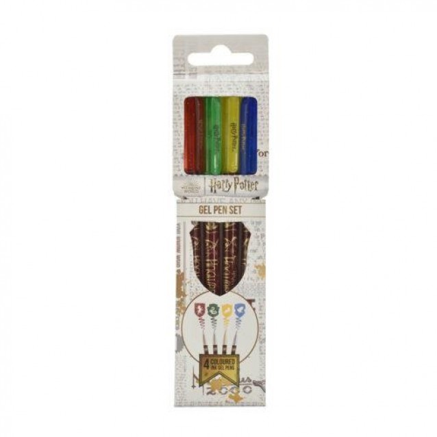 Harry Potter 4 Στυλό Gel Colourful Crest