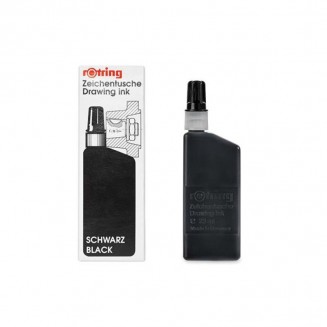 Rotring Μαύρο Μελάνι Ραπιδογράφου 23ml