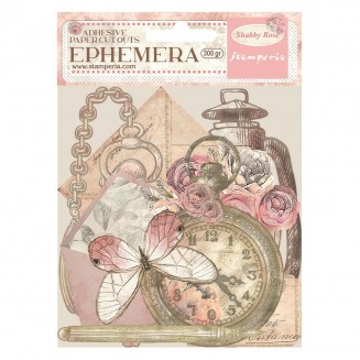 Stamperia Αυτοκόλλητα Χάρτινα Διακοσμητικά Ephemera Shabby Rose