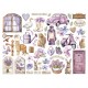 Stamperia Διάφορα Διακοσμητικά Scrapbooking Die Cuts assorted Lavender