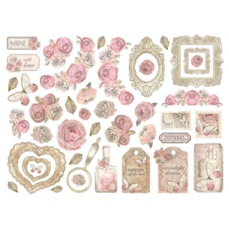 Stamperia Διάφορα Διακοσμητικά Scrapbooking Shabby Rose