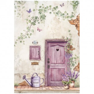 Stamperia Ριζόχαρτο Decoupage A4 (21X29,7cm) Lavender Door